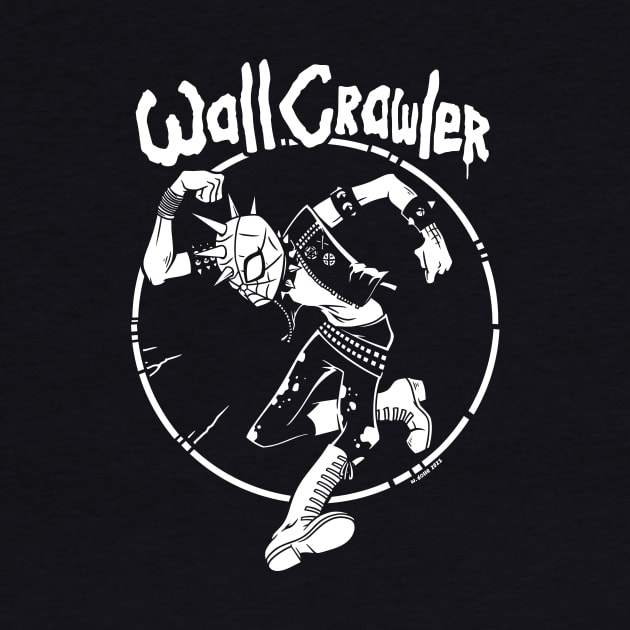 Anarcho Arachnid - Wall Crawler by wloem